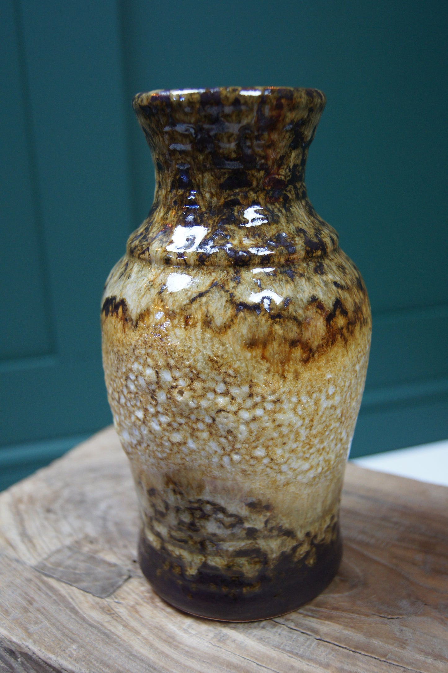 Small Brown West German Vase '630-20'