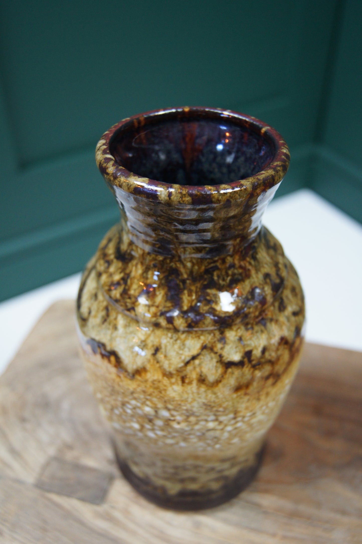 Small Brown West German Vase '630-20'