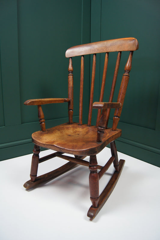 Victorian Farmhouse Child's Rocking Chair