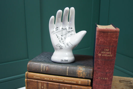 Small Ceramic Palmistry Hand Ornament