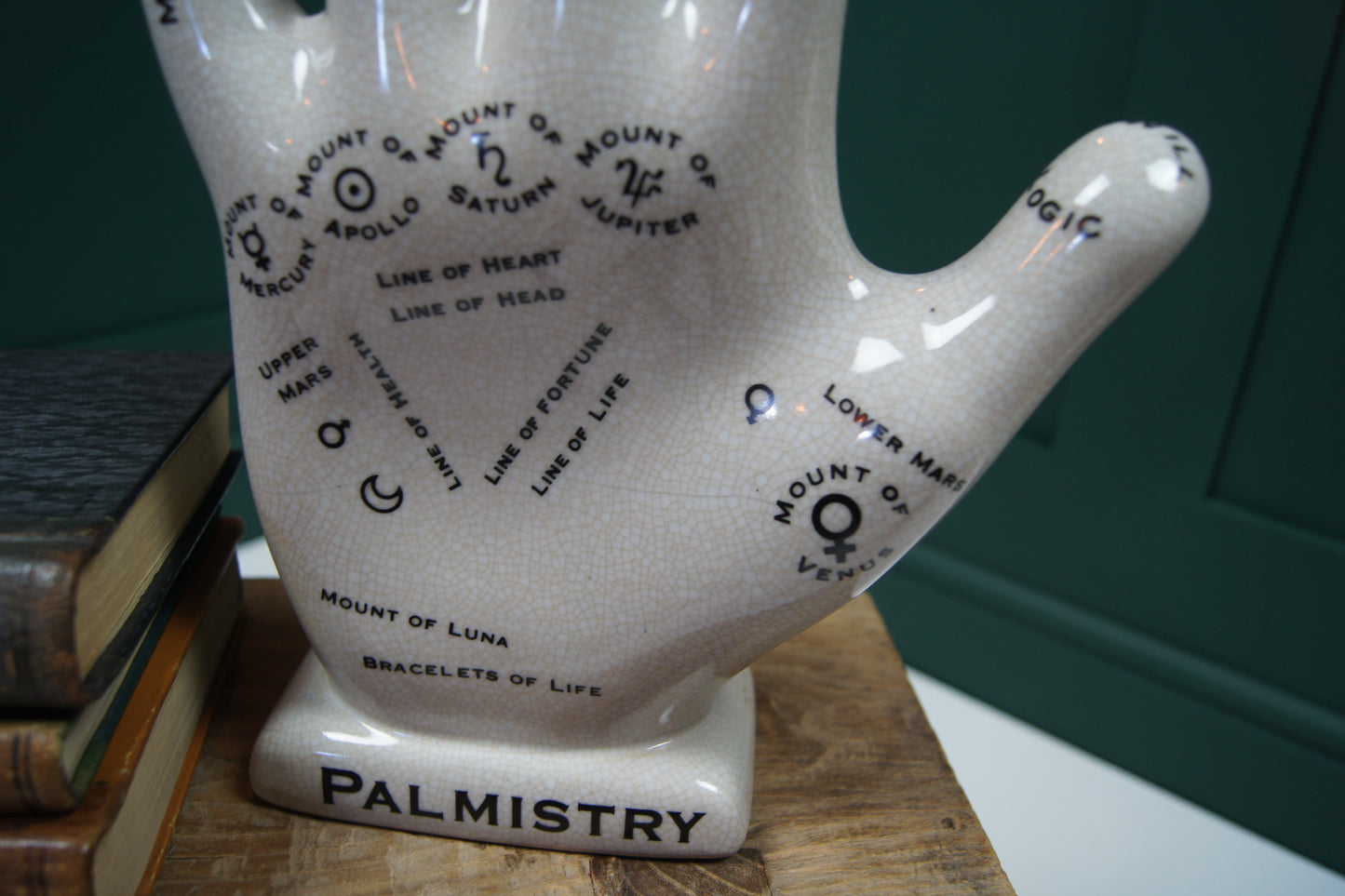 Large Ceramic Palmistry Hand Ornament