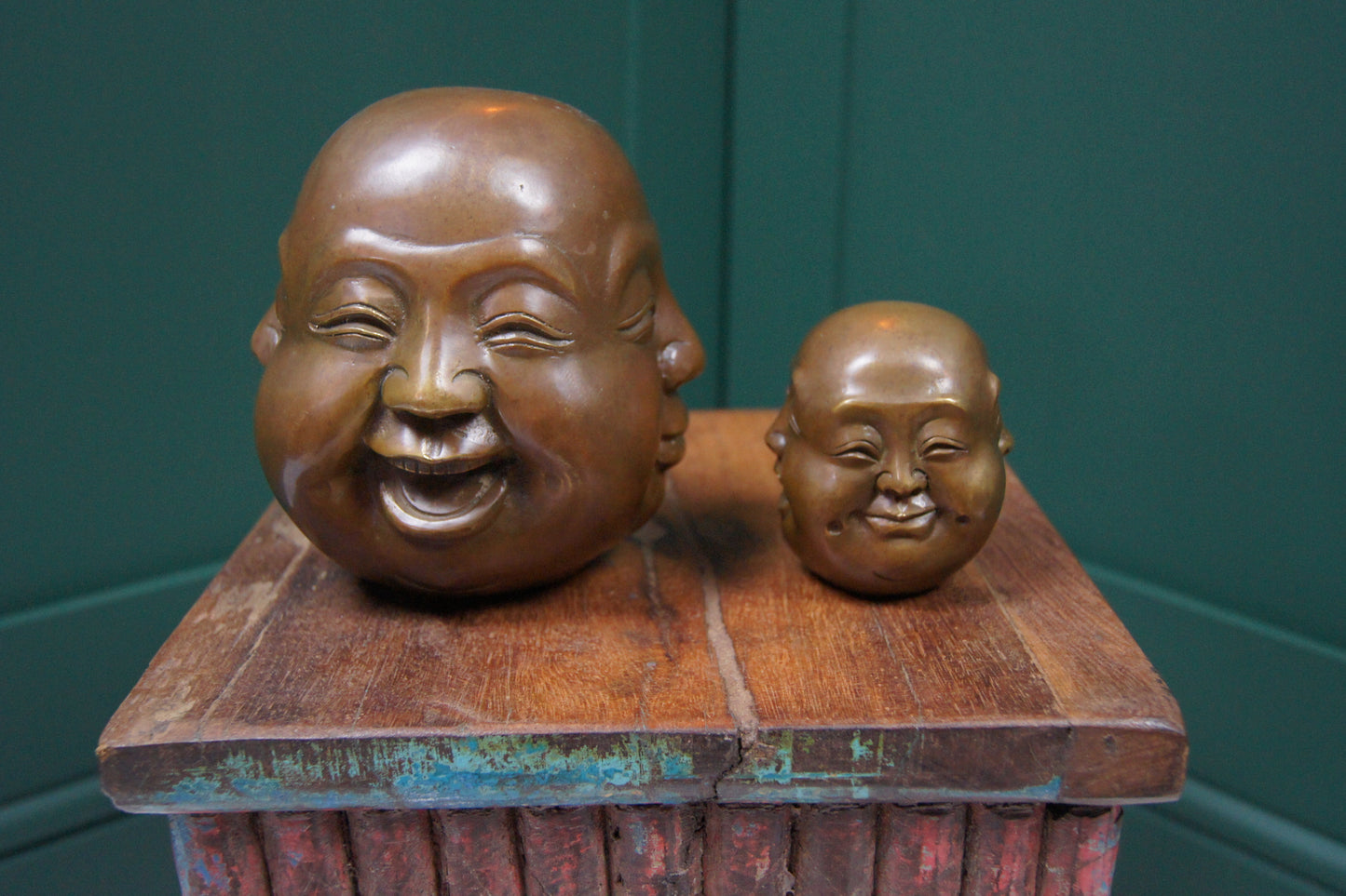 Oriental Bronze Four Faced Buddhas
