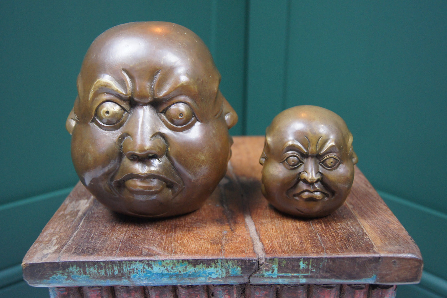 Oriental Bronze Four Faced Buddhas