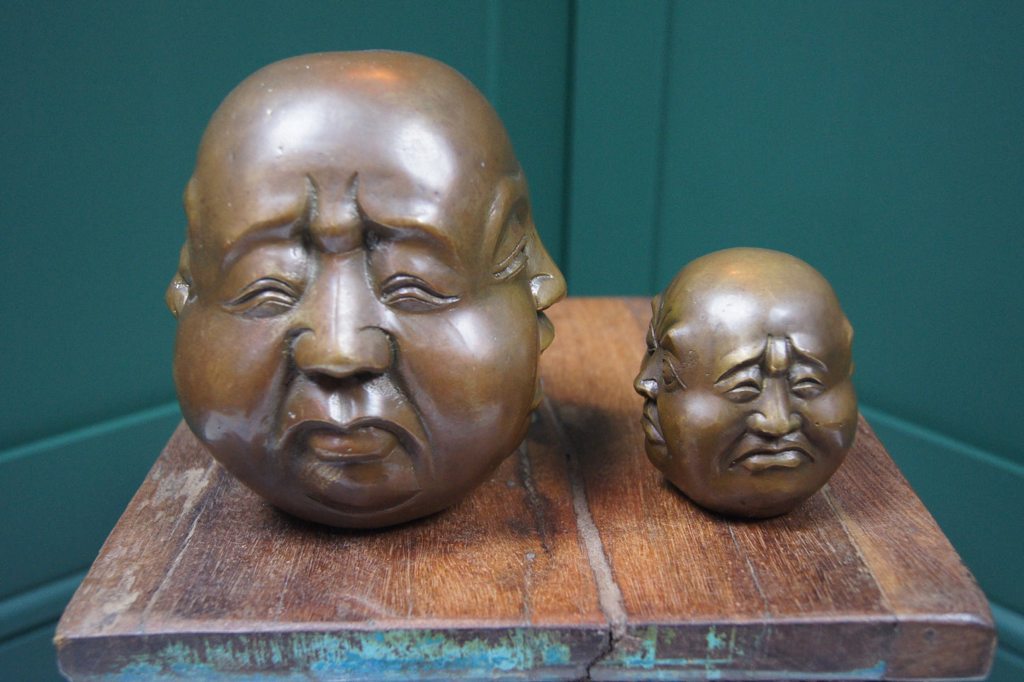 Oriental Bronze Four Faced Buddhas