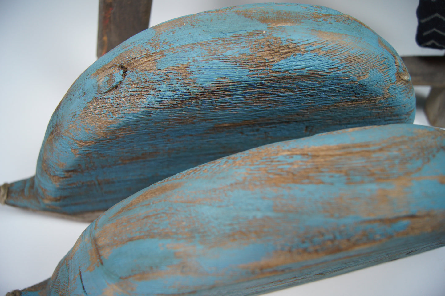 Hand Carved Wooden Whale