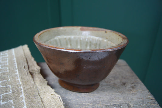 Victorian Salt Glazed Ceramic Stoneware Jelly Mould