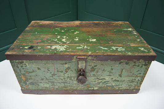 Vintage Military Style Wooden Chest/Trunk