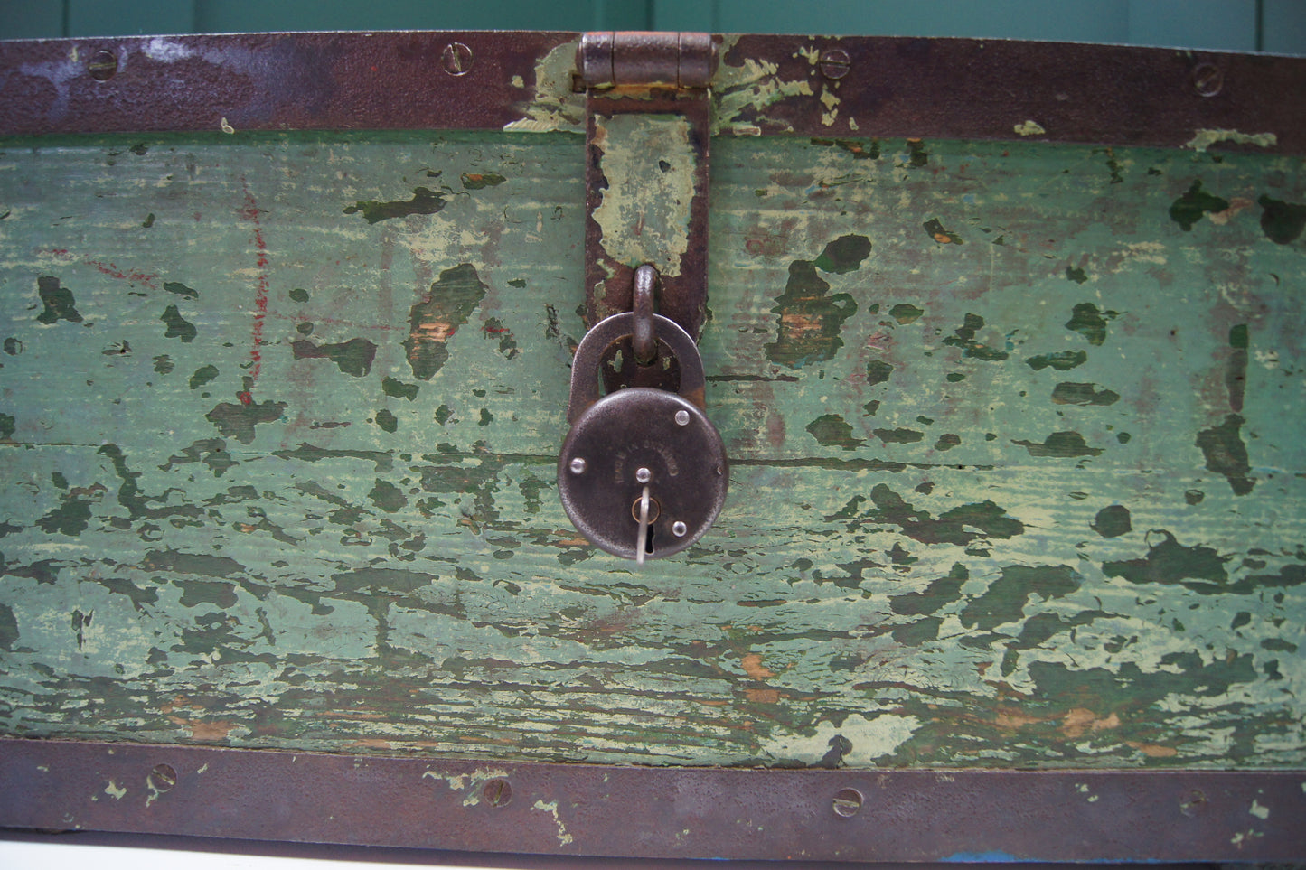 Vintage Military Style Wooden Chest/Trunk