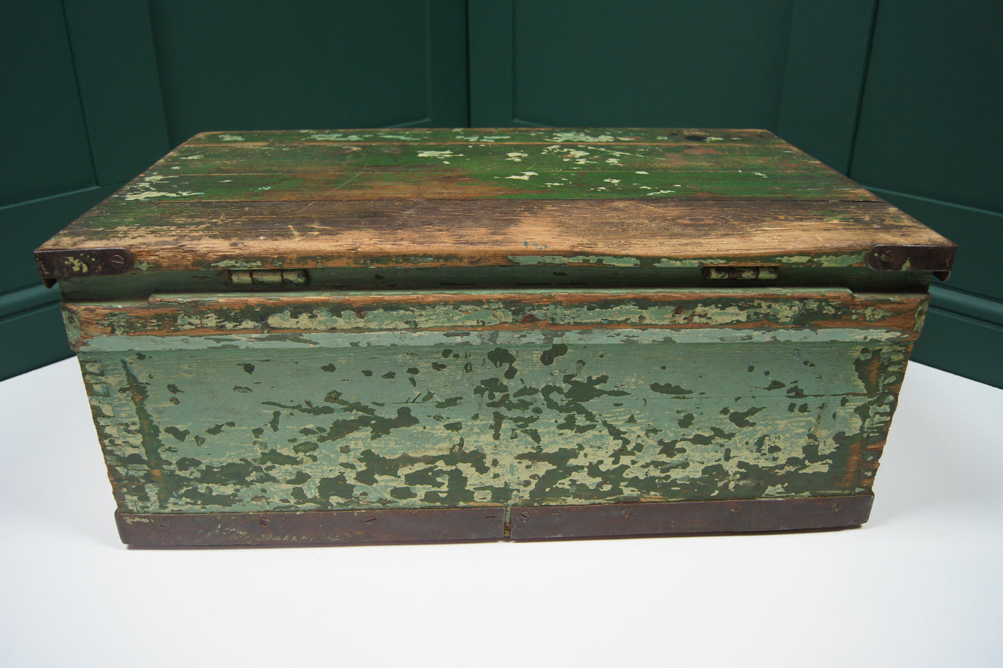 Vintage Military Style Wooden Chest/Trunk