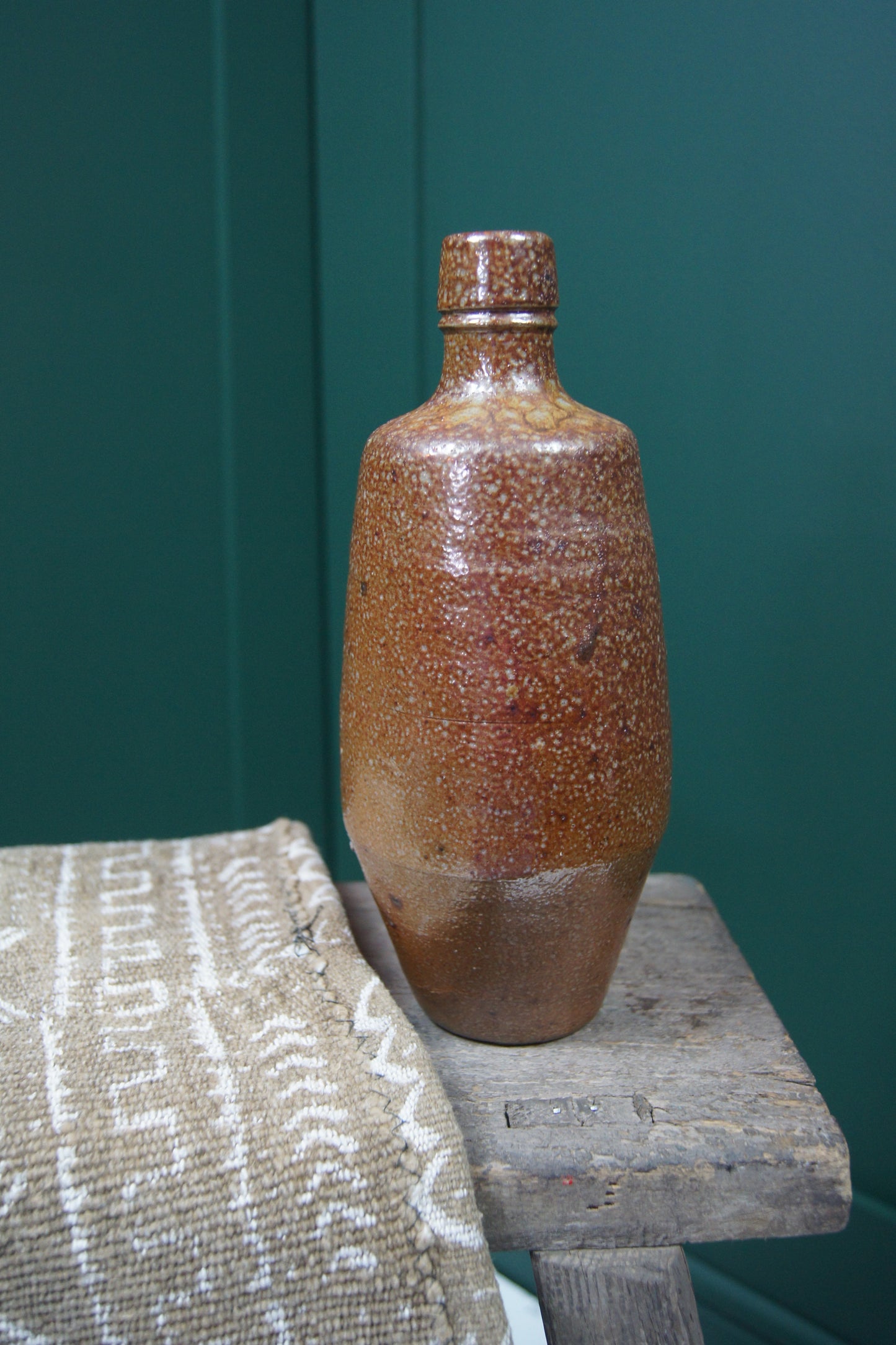 Antique English Salt Glazed Stoneware Ale Jug