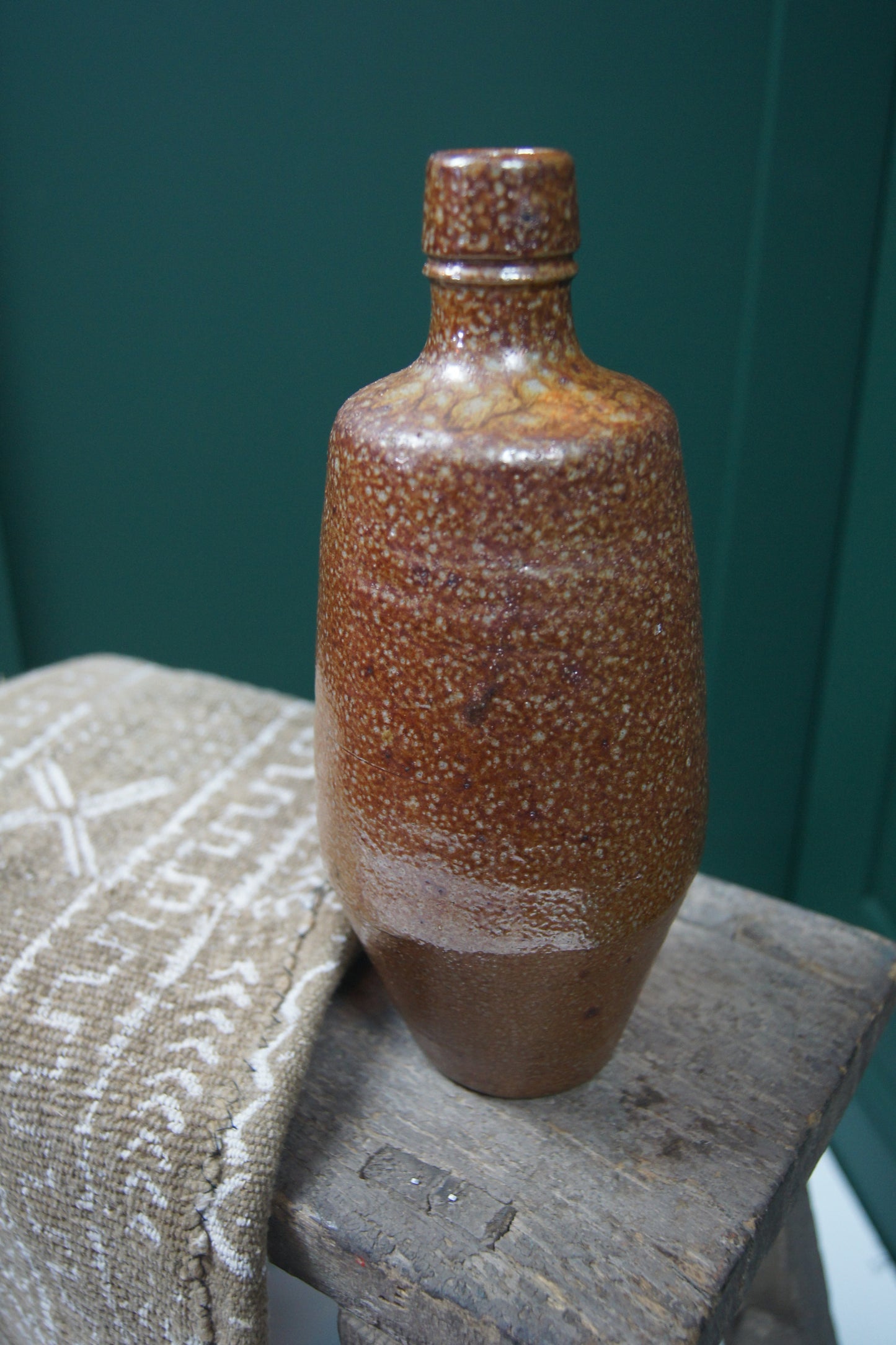 Antique English Salt Glazed Stoneware Ale Jug