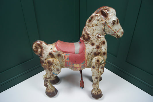 Vintage Mobo Bronco Metal Ride-On-Horse (circa 1950)
