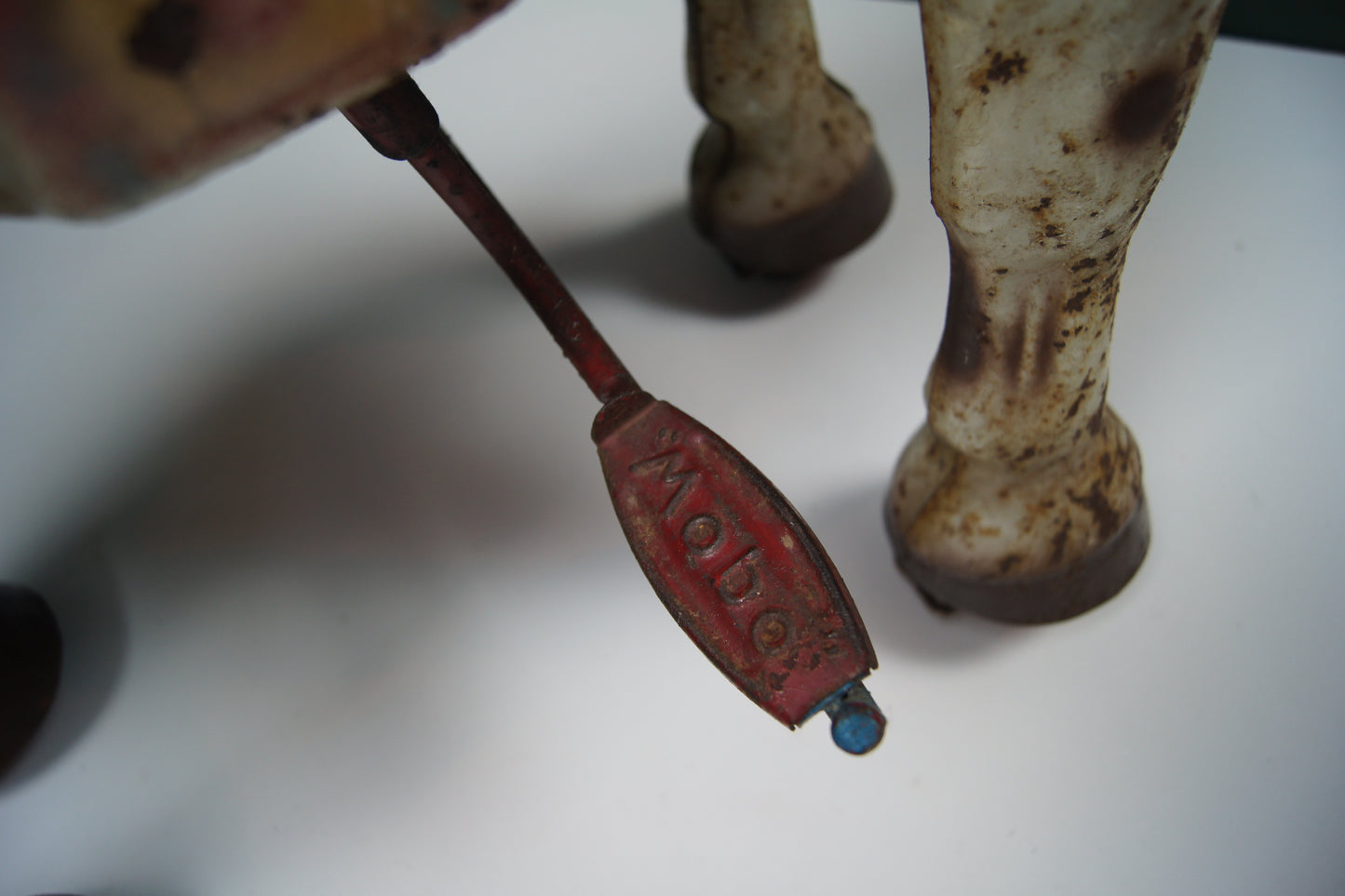 Vintage Mobo Bronco Metal Ride-On-Horse (circa 1950)