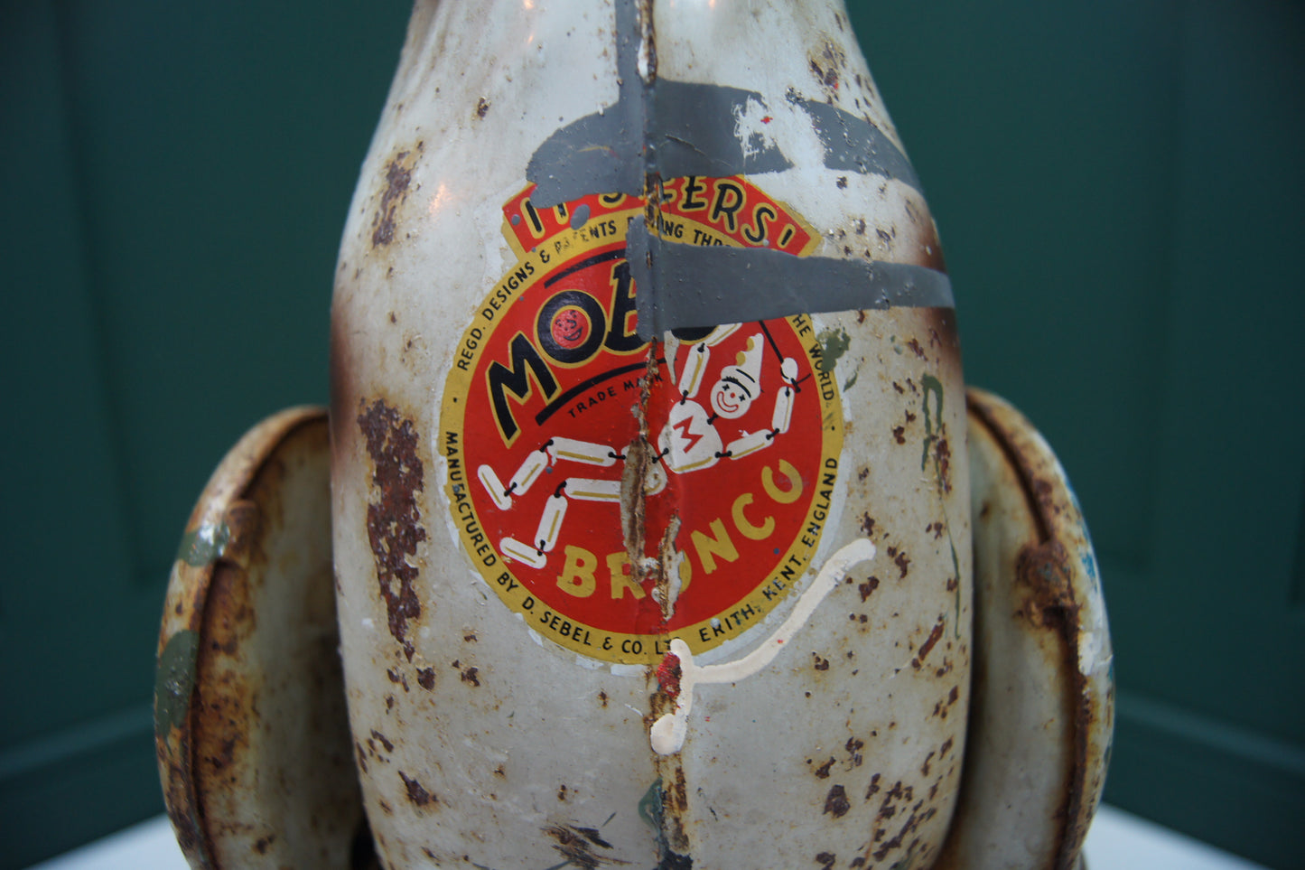 Vintage Mobo Bronco Metal Ride-On-Horse (circa 1950)