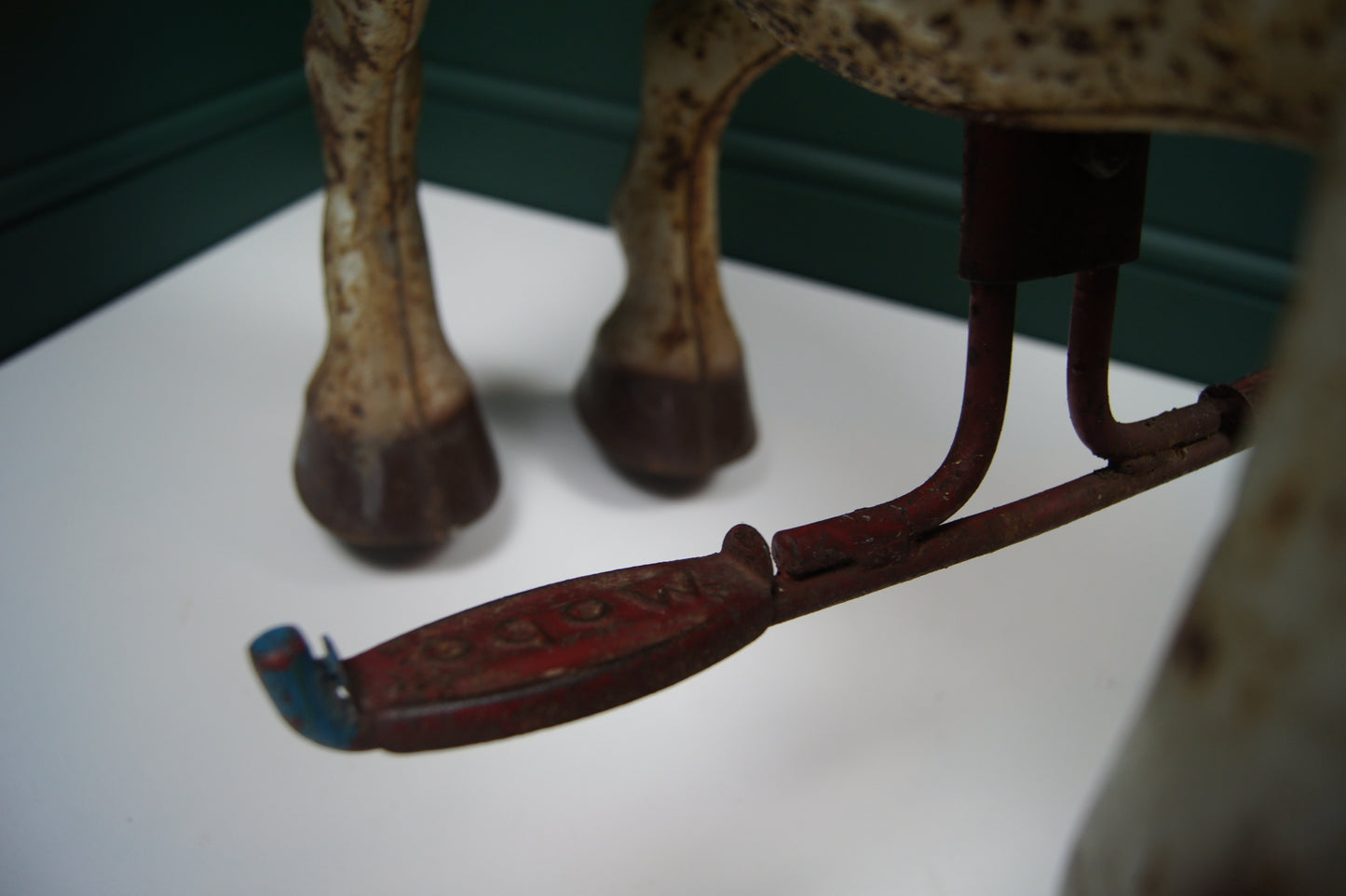 Vintage Mobo Bronco Metal Ride-On-Horse (circa 1950)