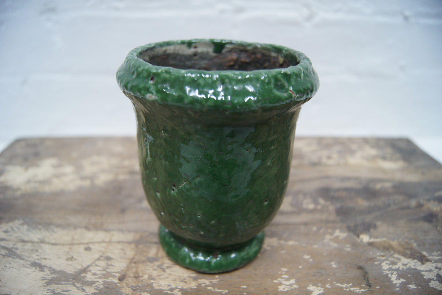 Rustic Crackle Glazed Pots