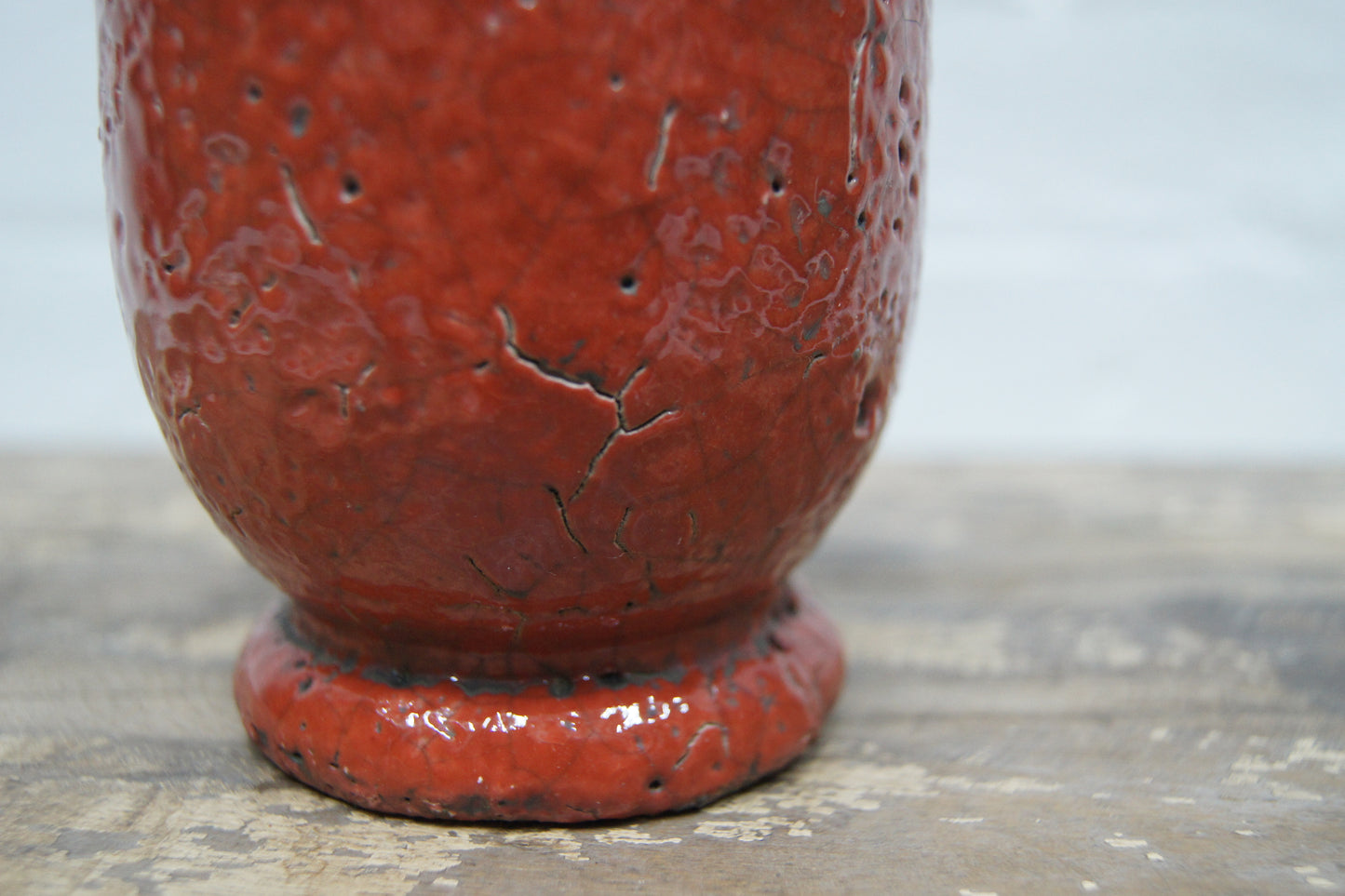 Rustic Crackle Glazed Pots