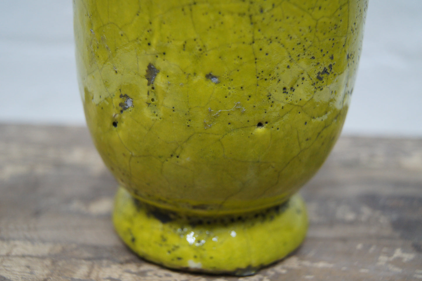 Rustic Crackle Glazed Pots