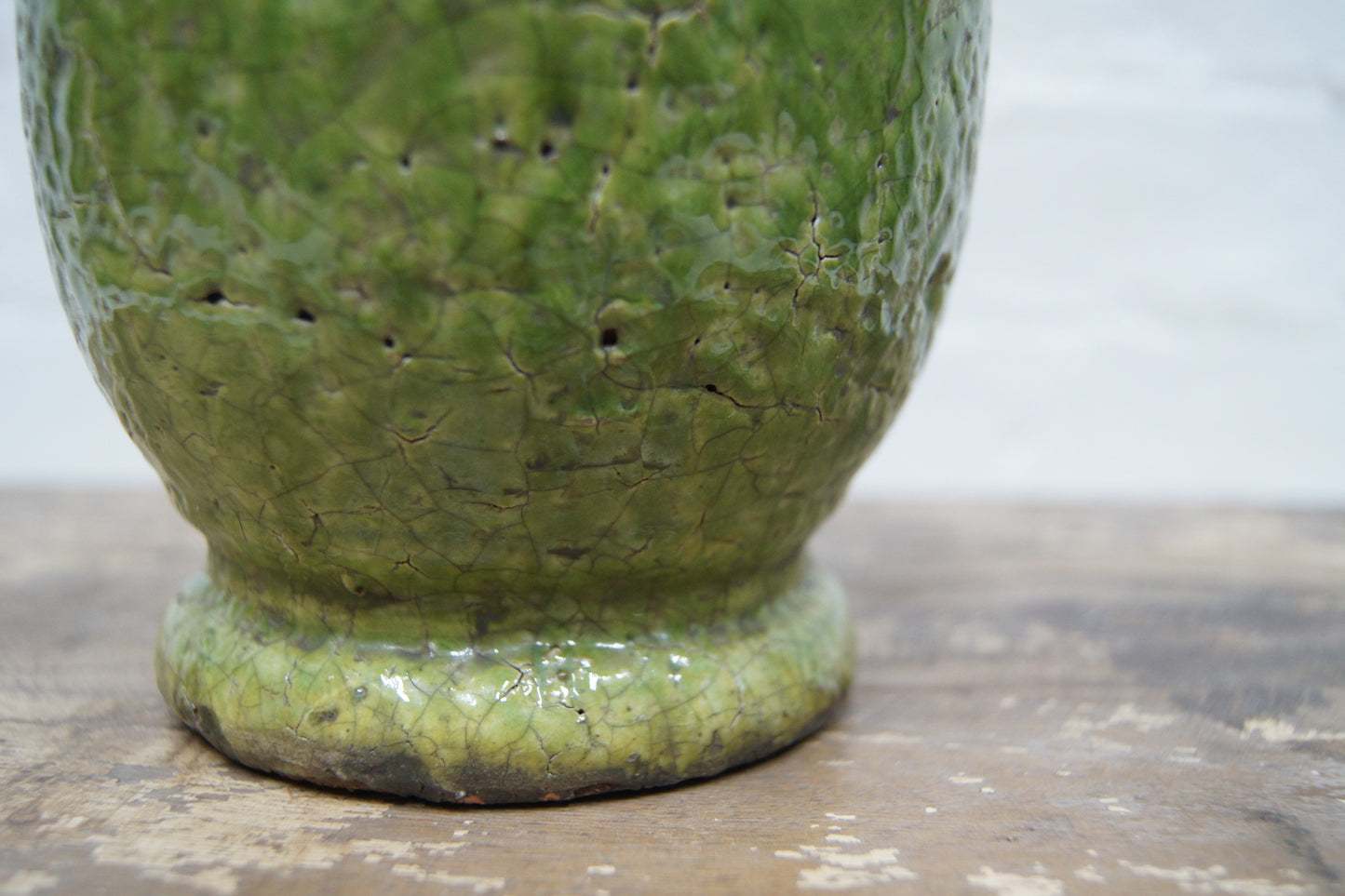 Rustic Crackle Glazed Pots