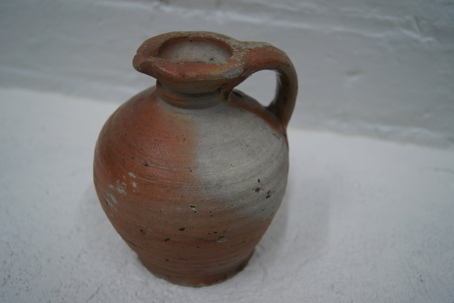 Handmade Antique French Stoneware Jugs