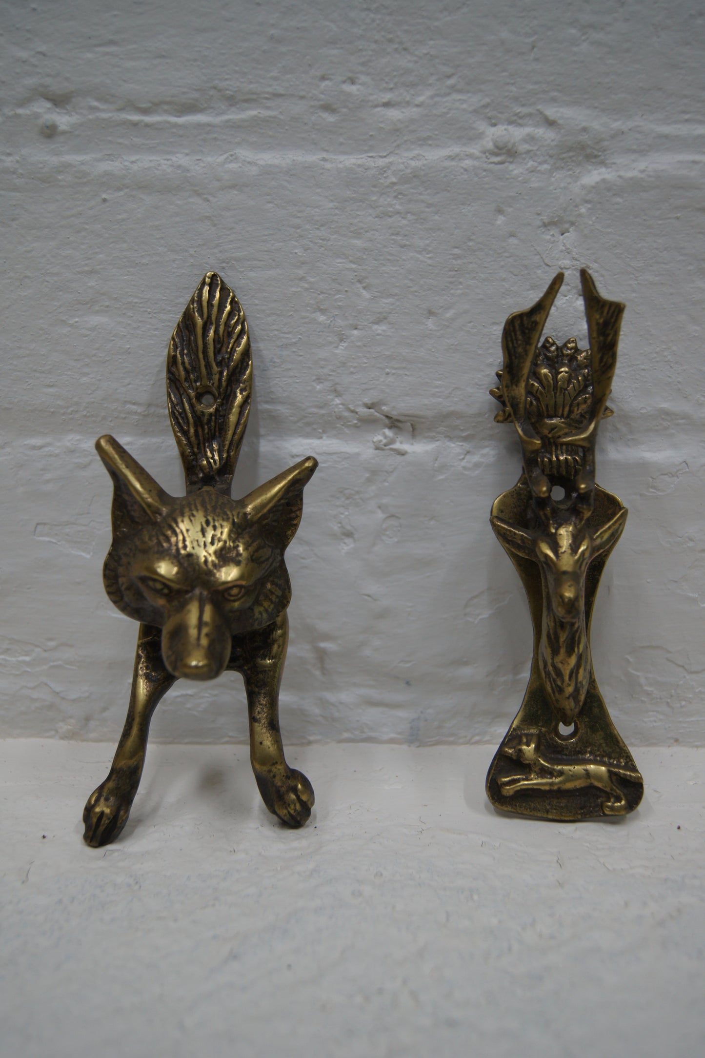 Brass Stag Door Knocker