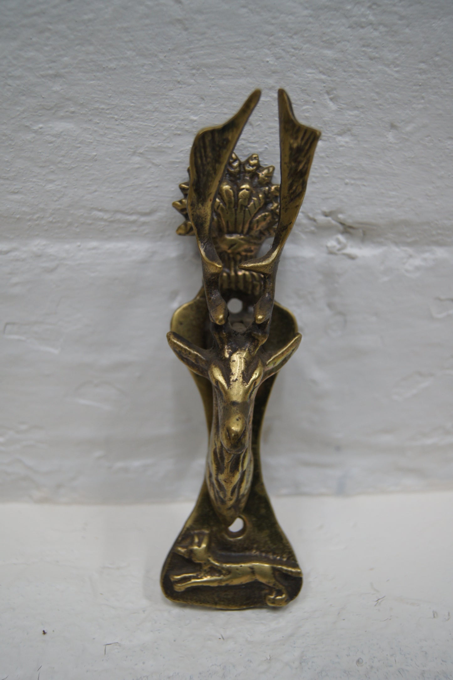 Brass Stag Door Knocker