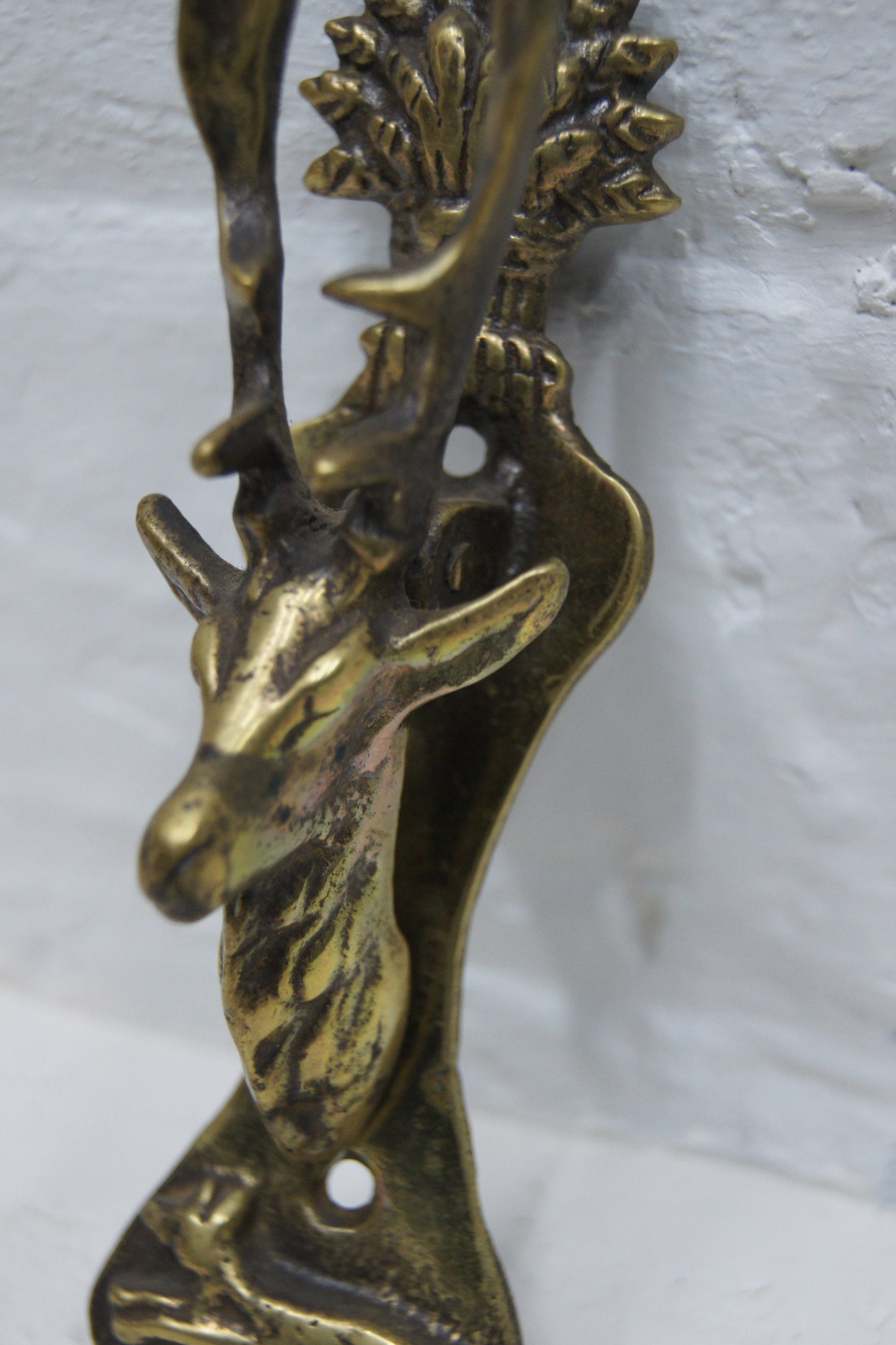 Brass Stag Door Knocker