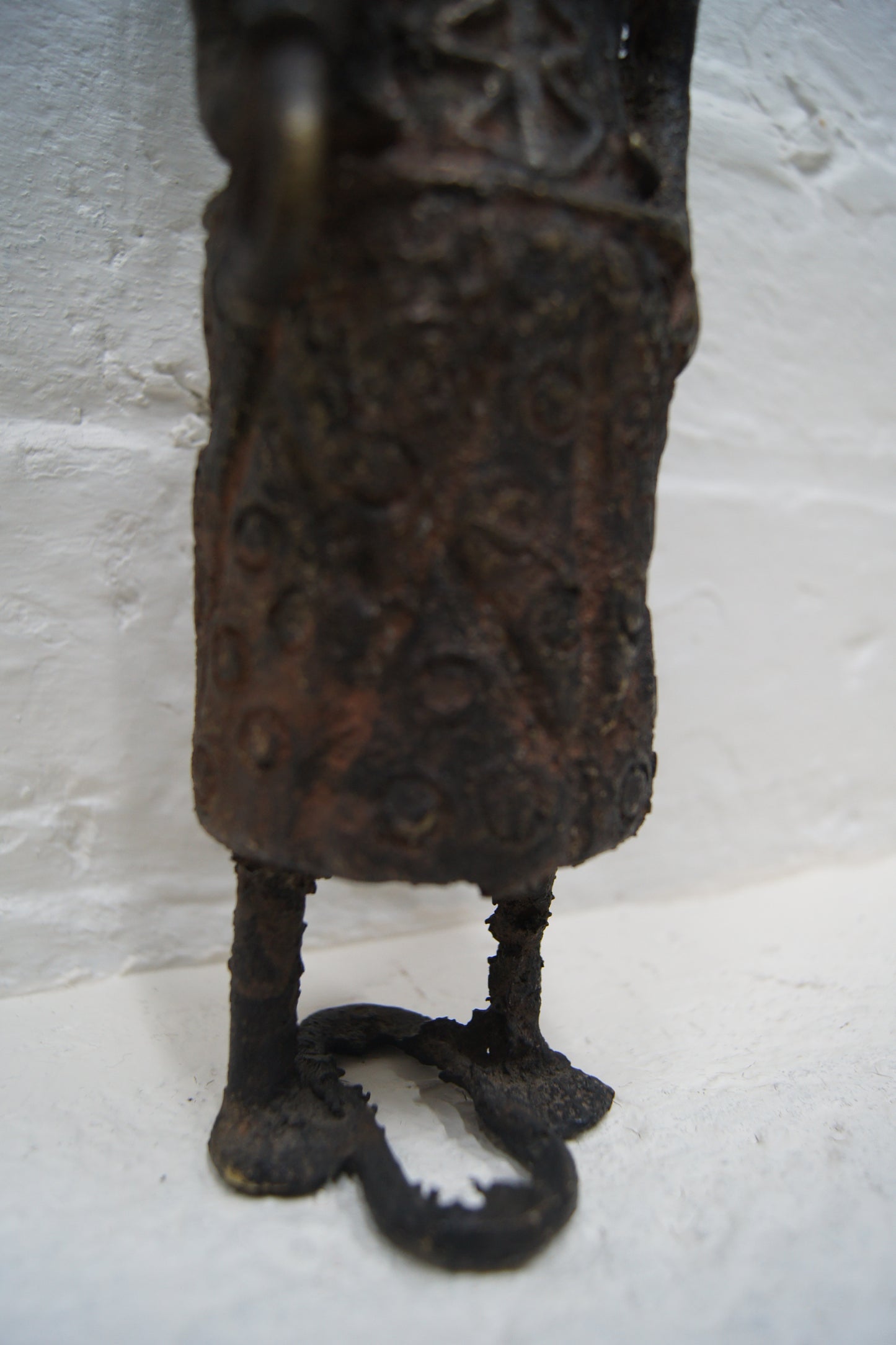 Bennin Bronze Figure of an Elder Oba