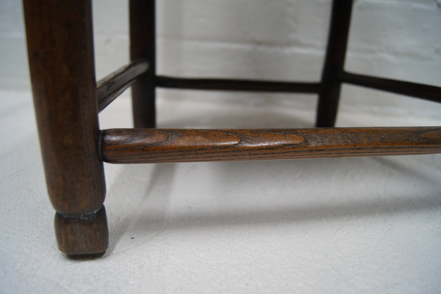 Antique Childs Oak Ladder Back Chair