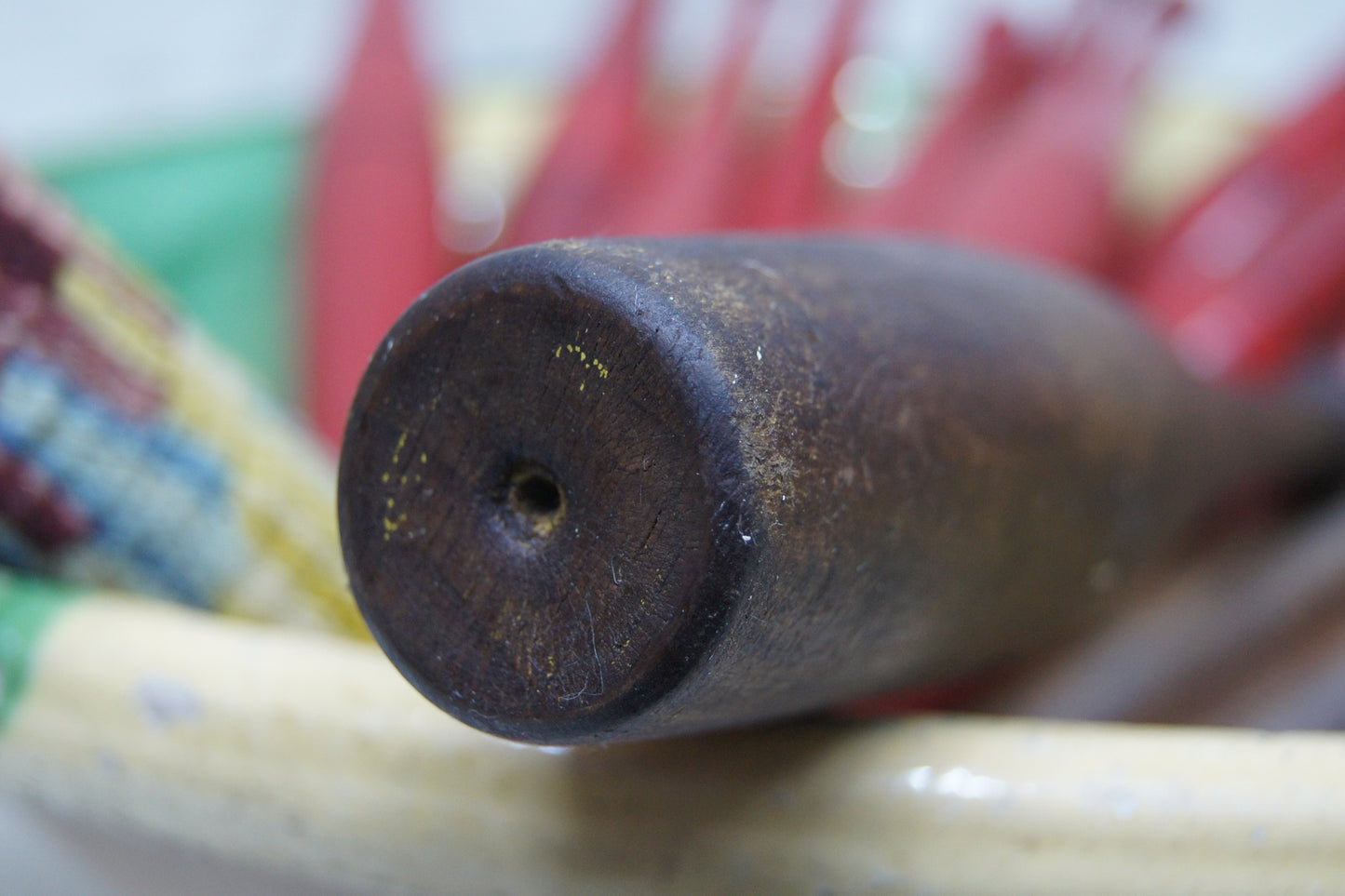 Vintage Wooden Indian Exercise Clubs