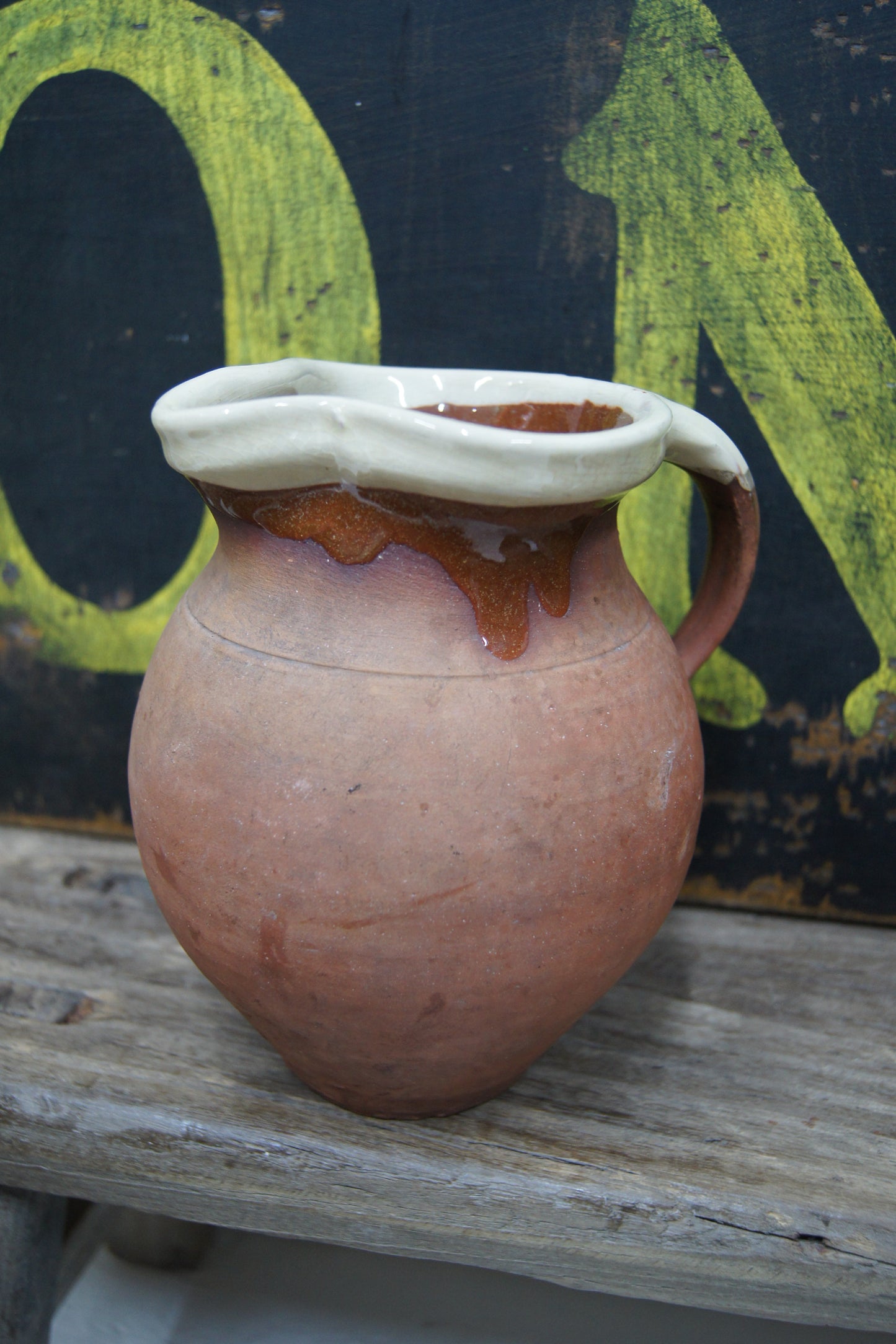 Antique Biddeford Terracotta Jug