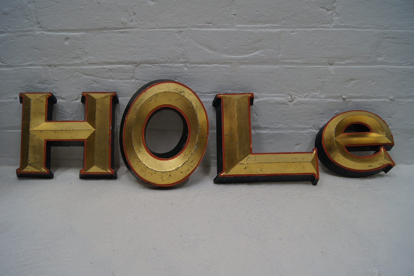 Vintage Pub 'HOLe' Letters