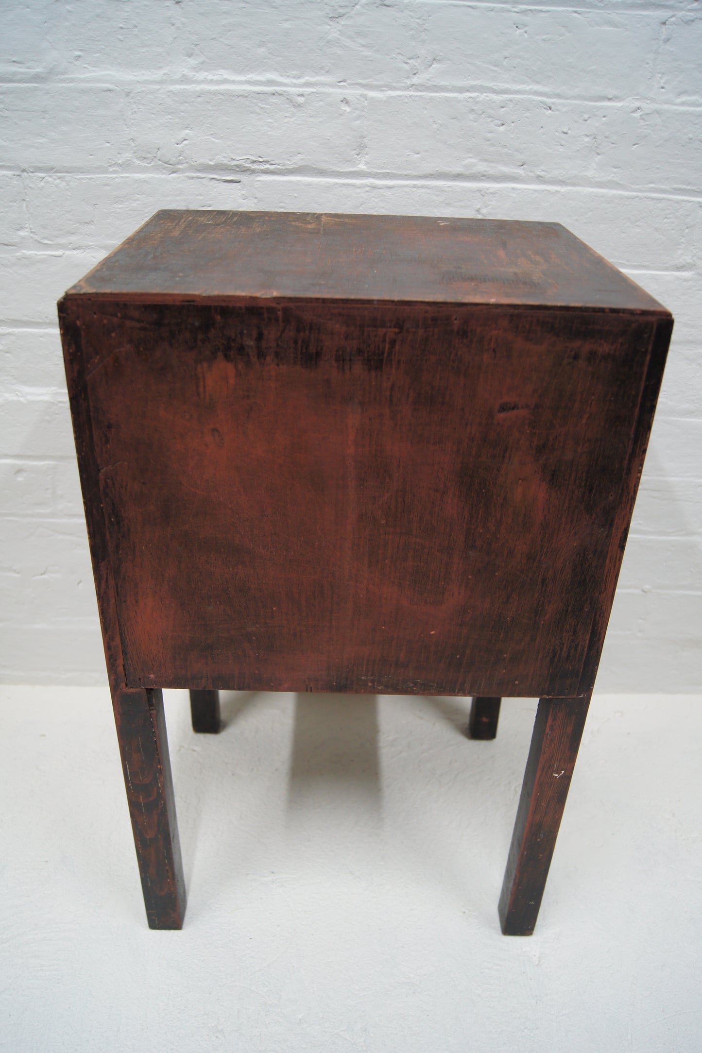 Rustic Wooden Destressed Bedside Cabinet