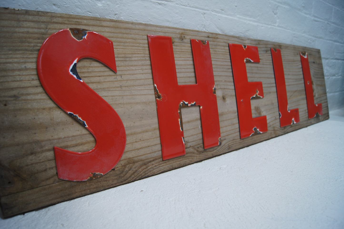 Shell Enamelled Sign