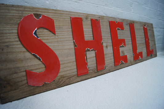 Shell Enamelled Sign