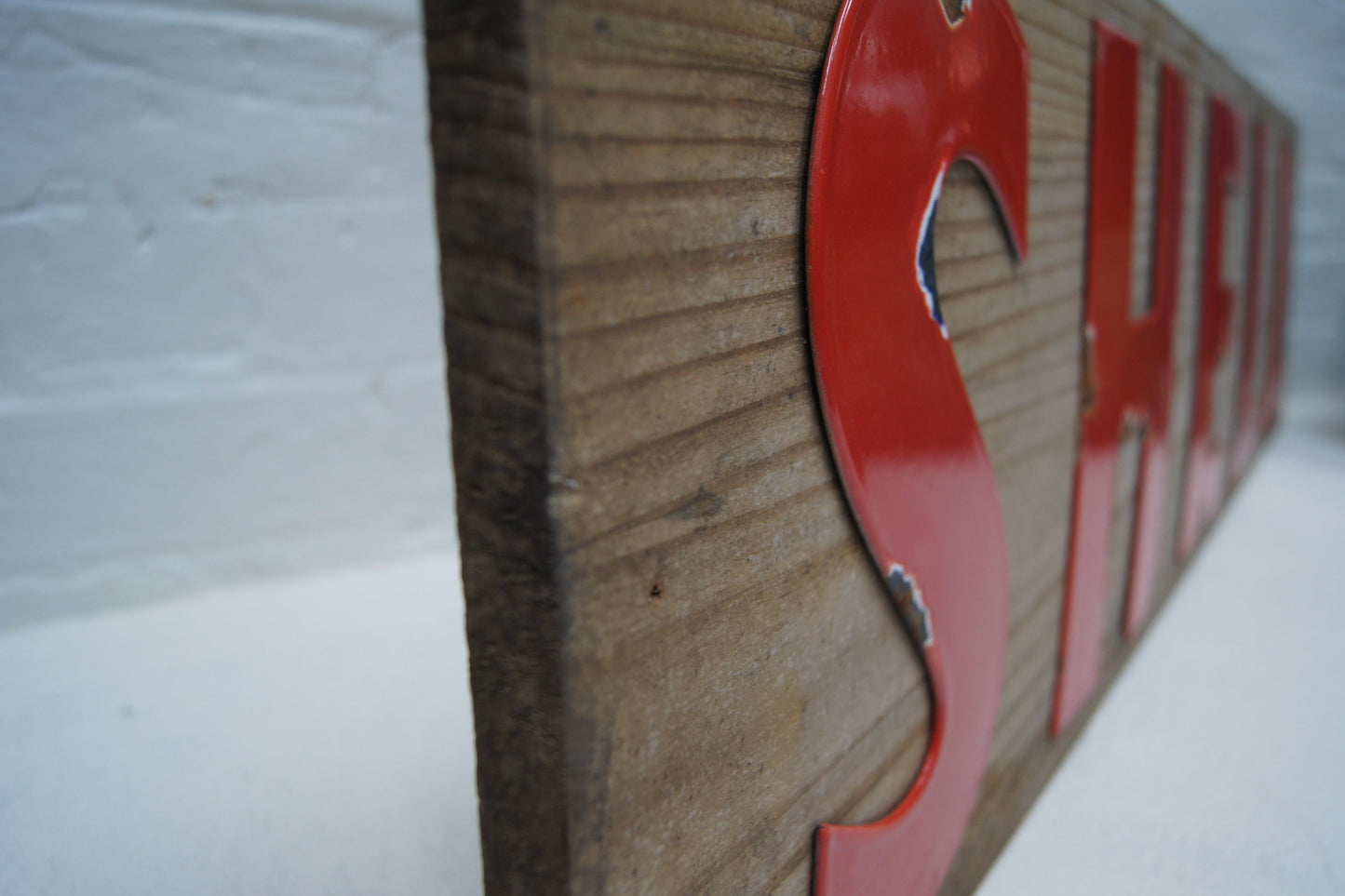 Shell Enamelled Sign