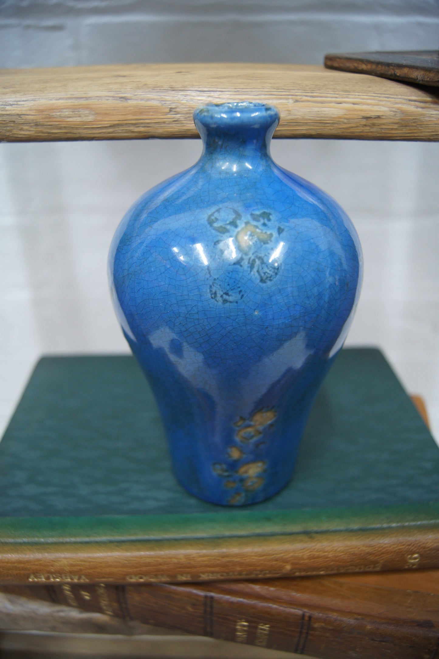 Vintage Blue Bud Vase