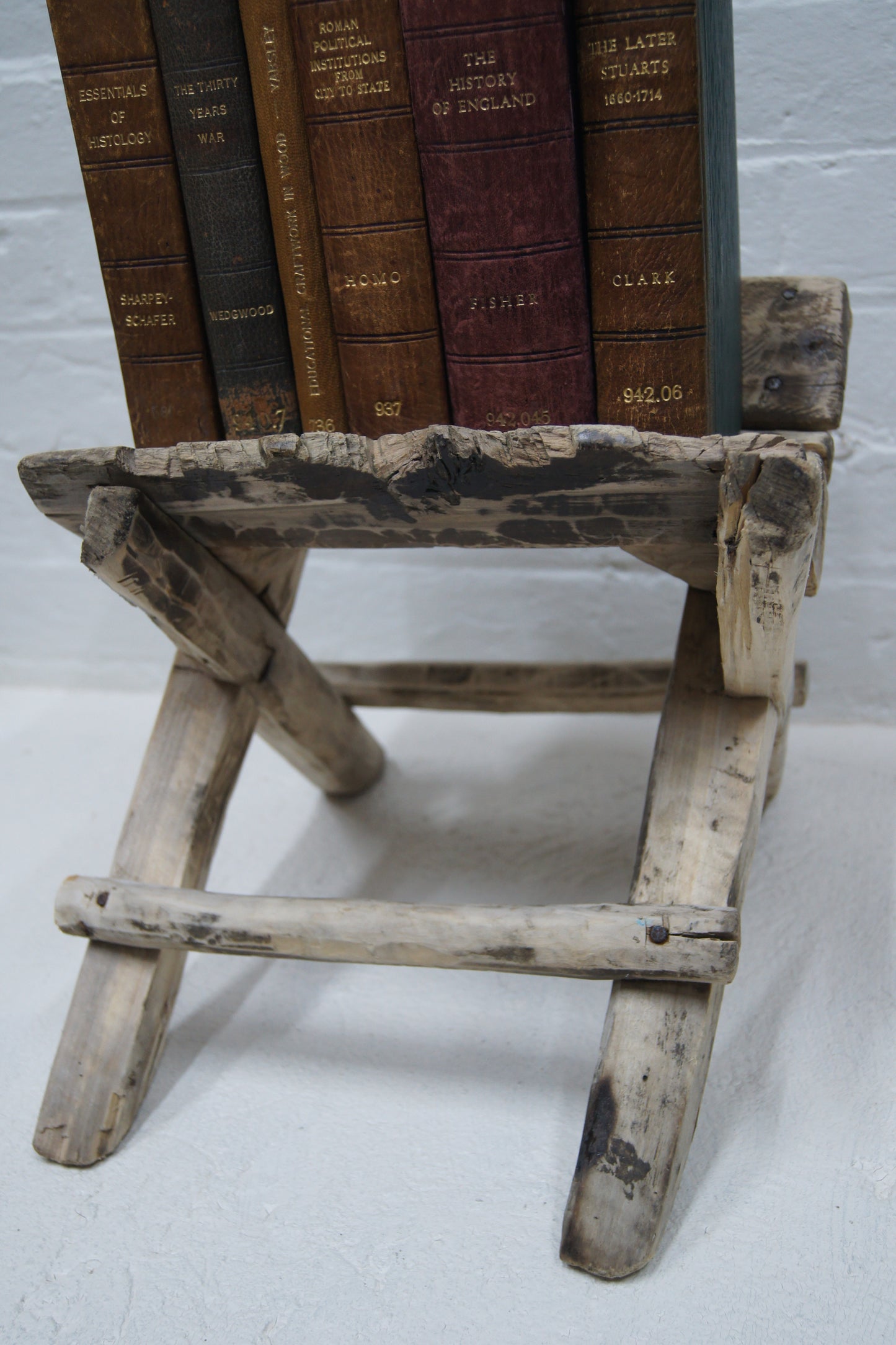 Rustic Wooden Working Stool