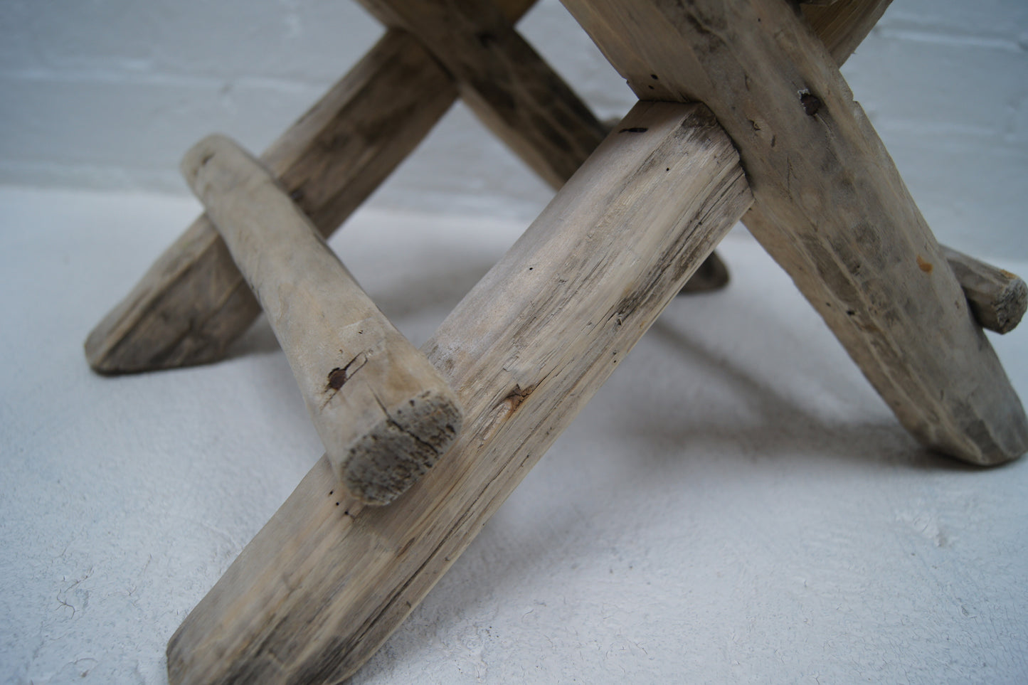 Rustic Wooden Working Stool