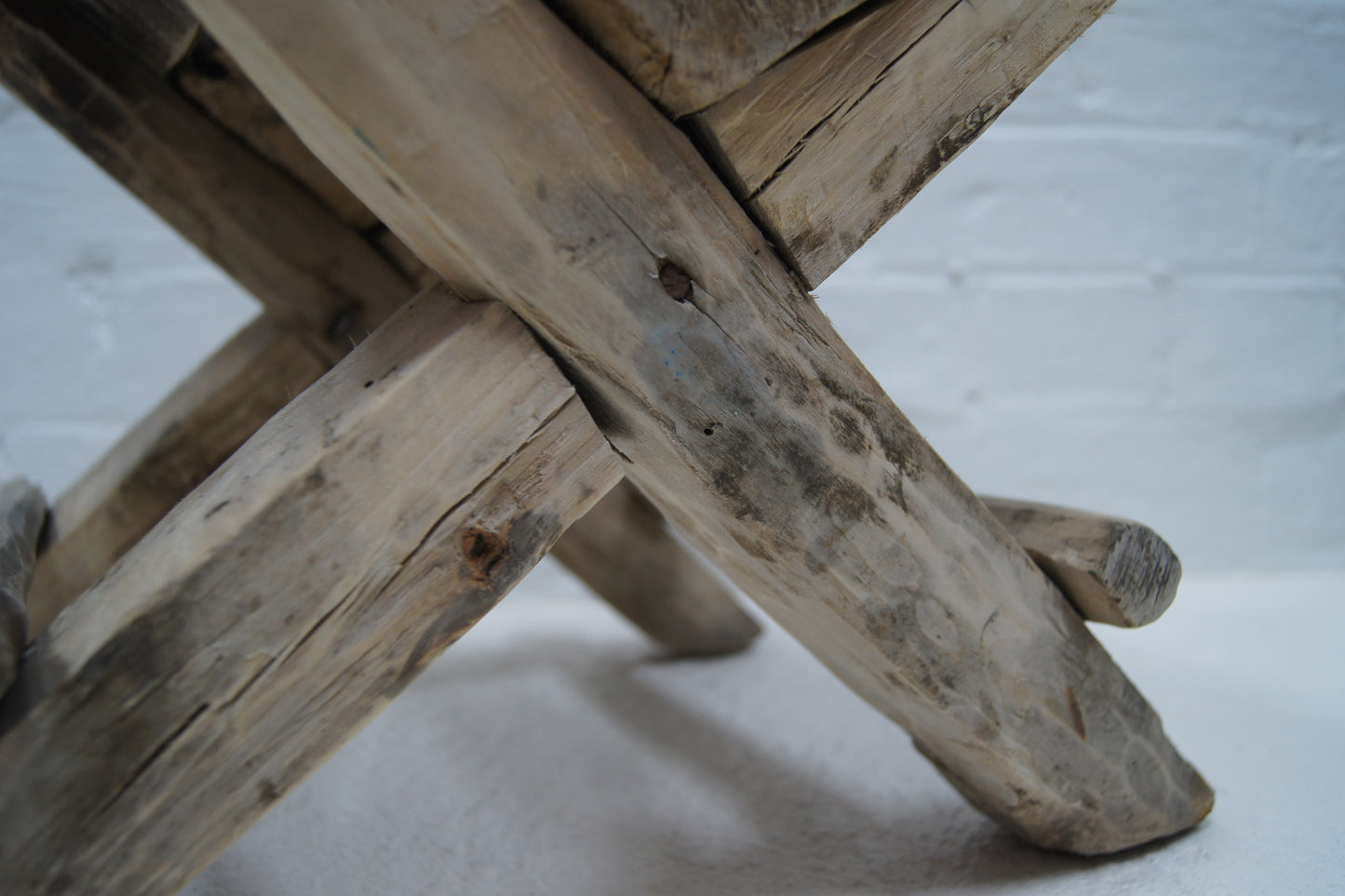 Rustic Wooden Working Stool