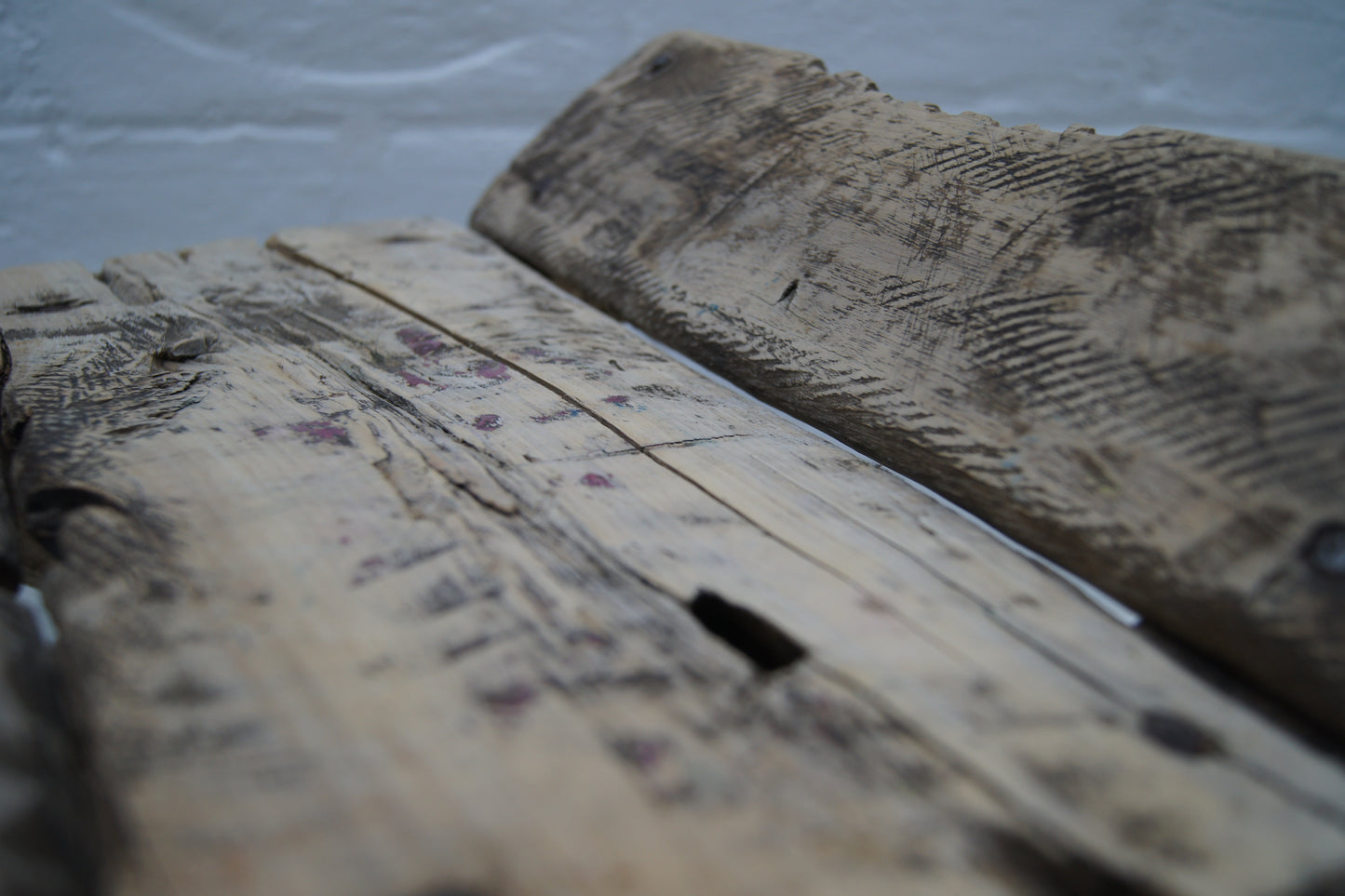 Rustic Wooden Working Stool