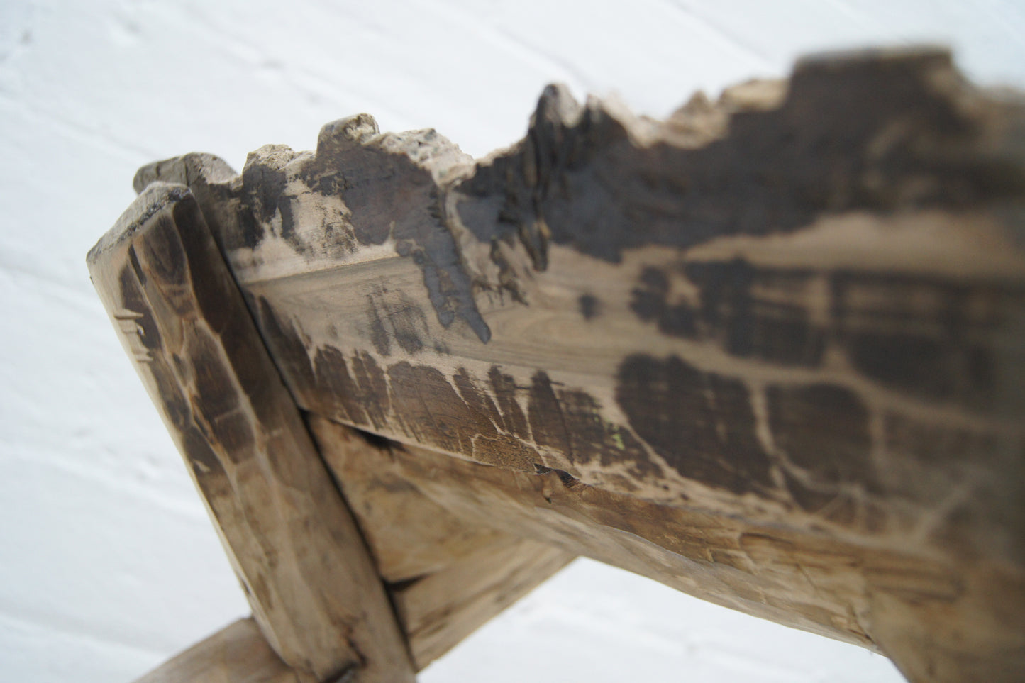 Rustic Wooden Working Stool