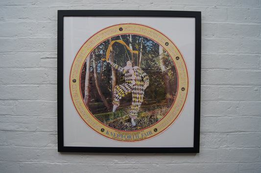 Framed 1970s Knebworth Advertising Poster (Rolling Stones Headline)