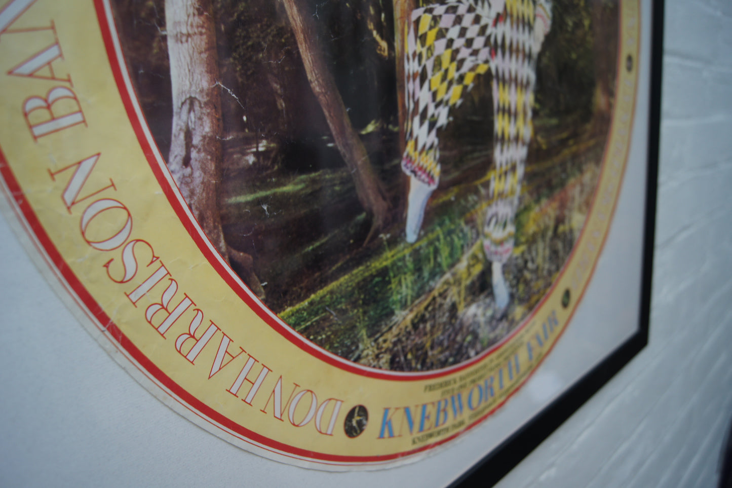 Framed 1970s Knebworth Advertising Poster (Rolling Stones Headline)