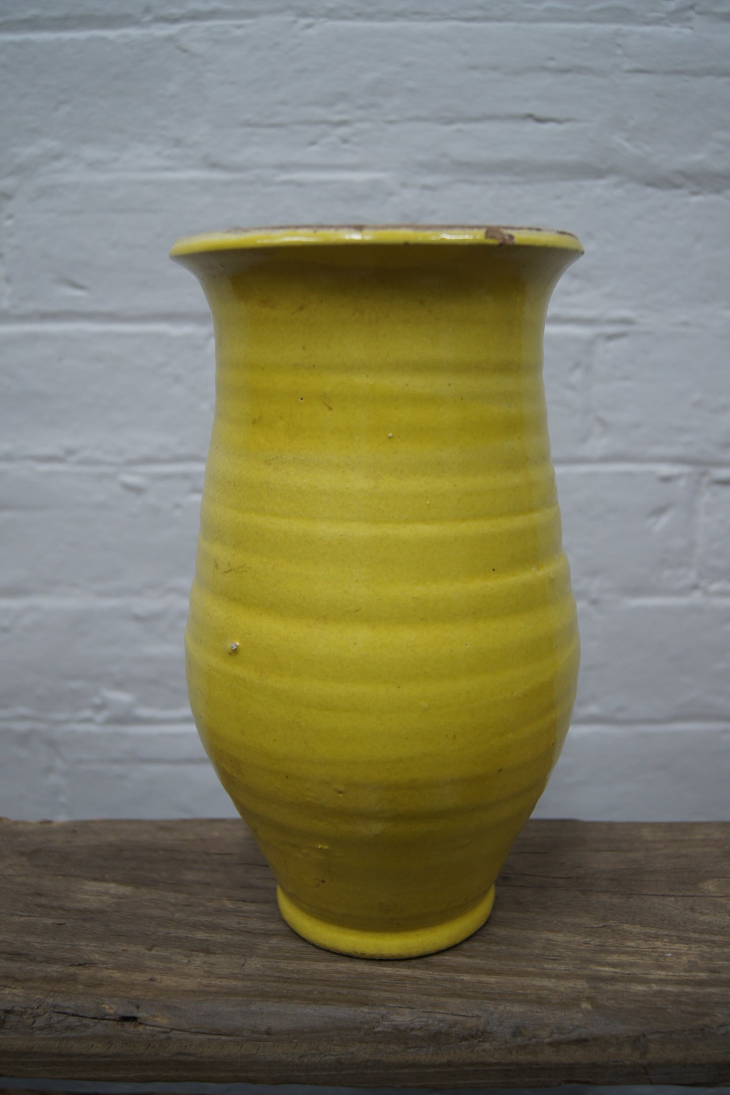 Hungarian Yellow Teracotta Vase