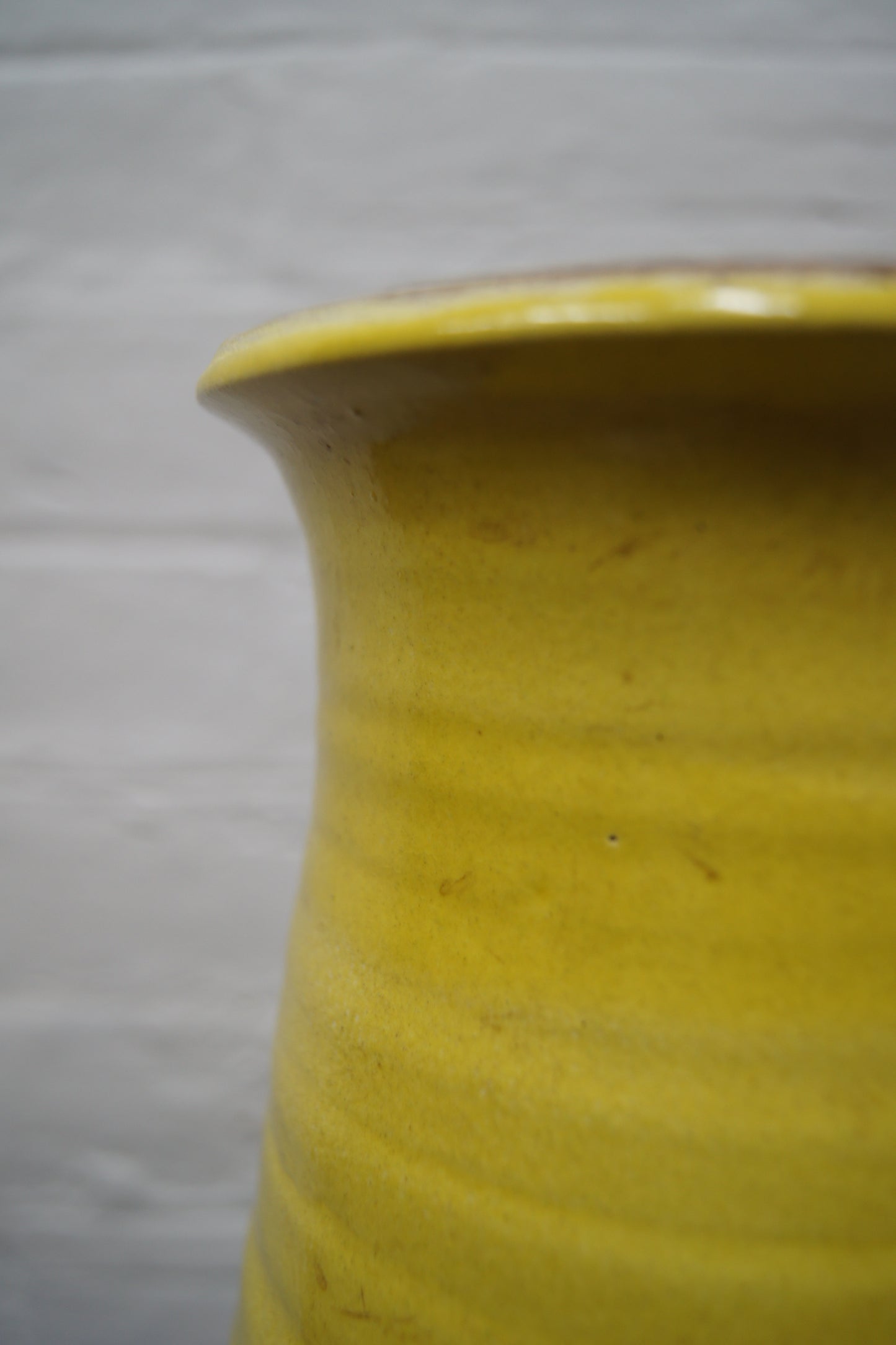 Hungarian Yellow Teracotta Vase