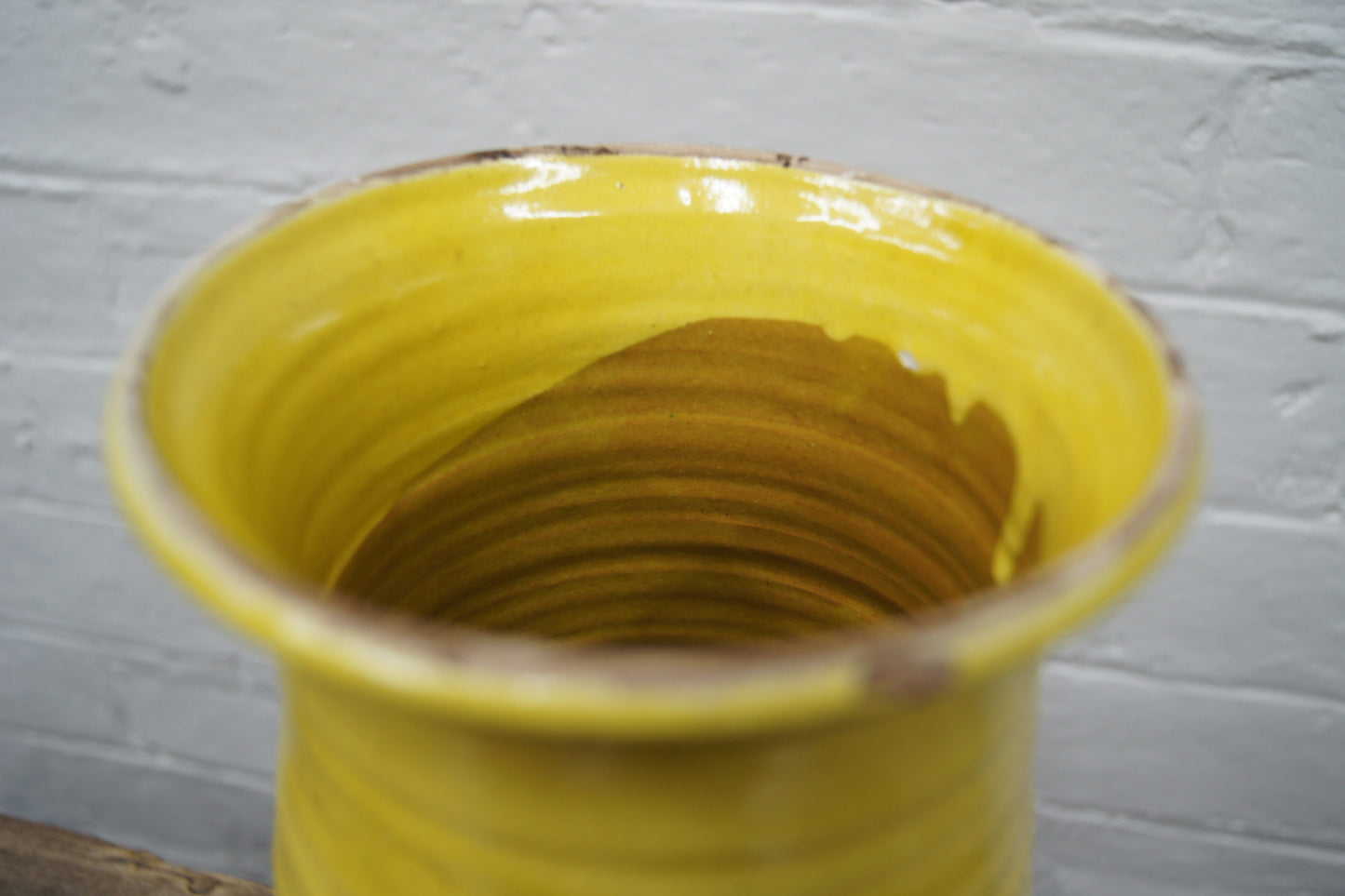Hungarian Yellow Teracotta Vase