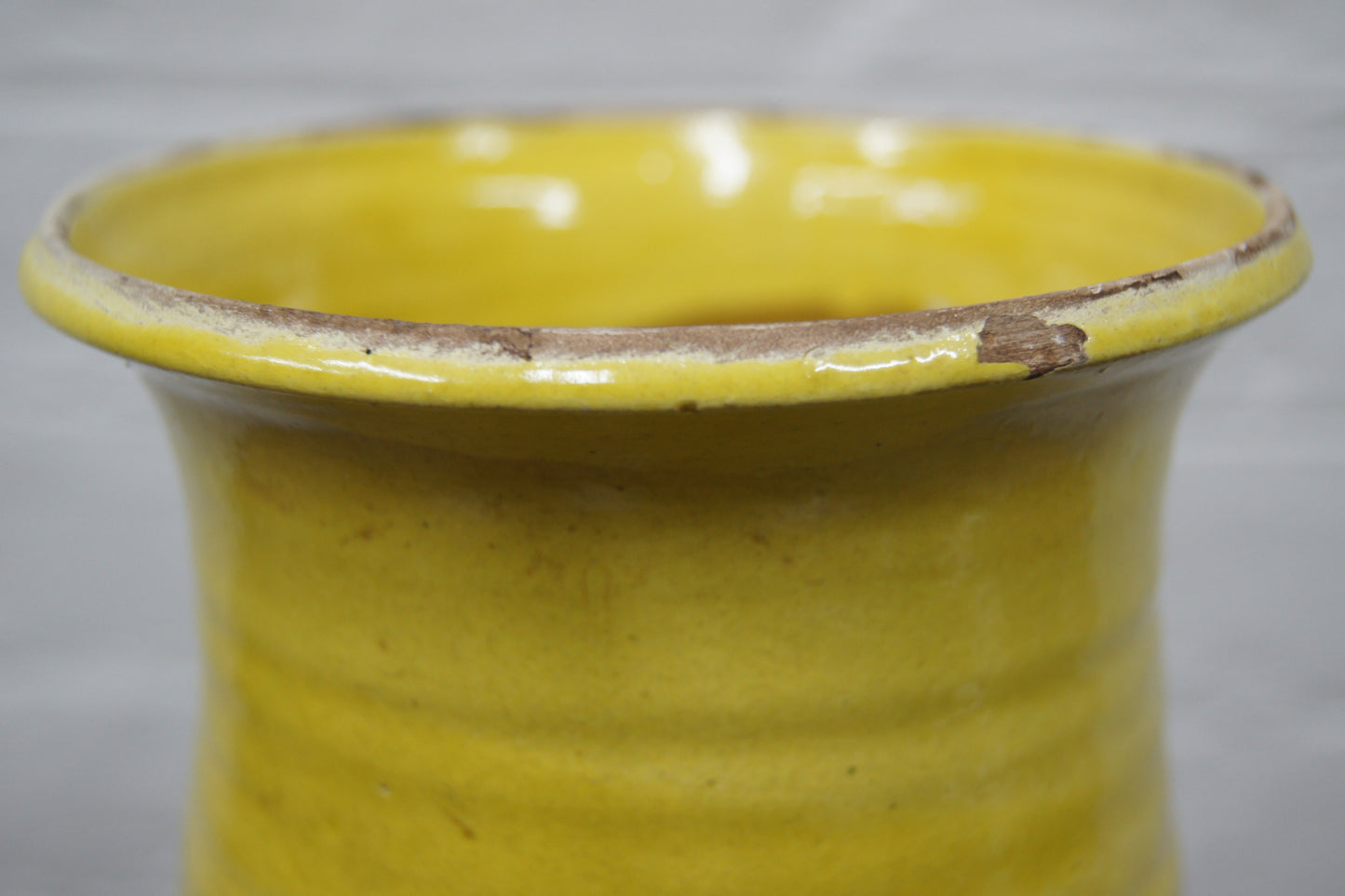 Hungarian Yellow Teracotta Vase