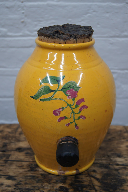 Vintage Yellow Vinegar Fermenting Vessel
