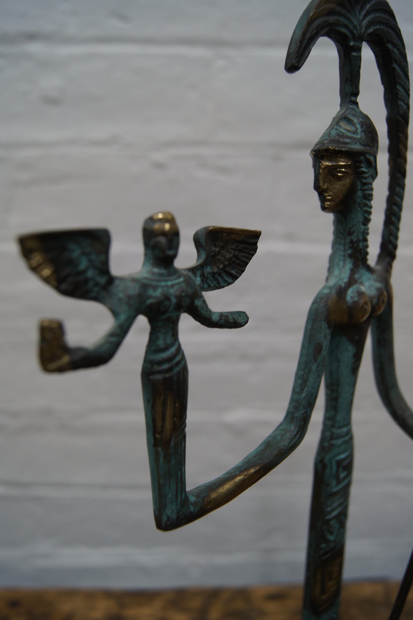 Bronze Statue Greek Goddess Athena